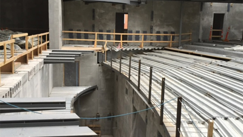 Providence Academy Performing Arts Center Steel Decking