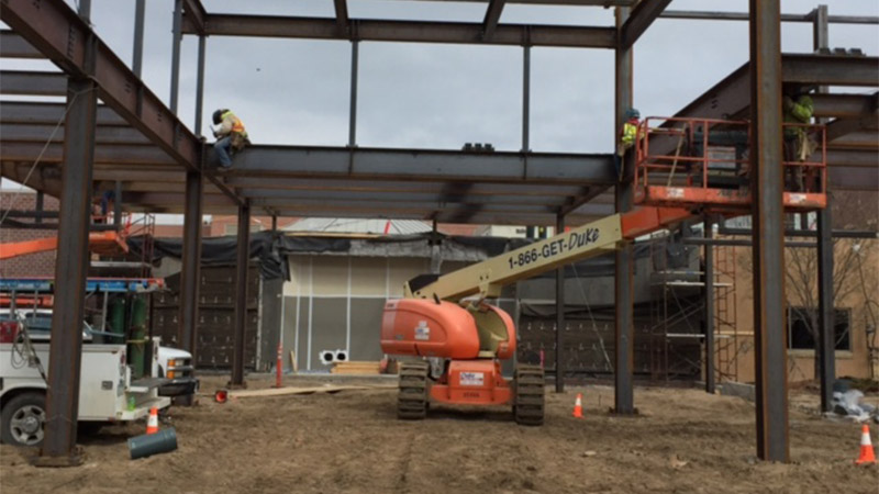 St Francis Allina Addition Steel Construction