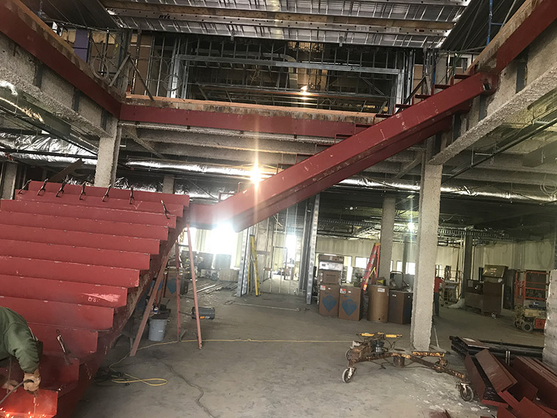 Wright County Government Center Steel Staircase