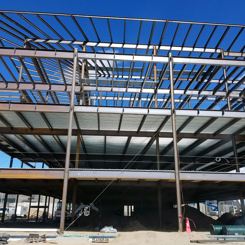 Wright Country Government Center Steel Construction