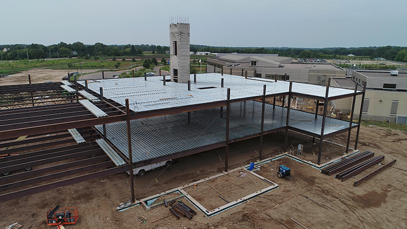 Wright County Government Center Steel Decking