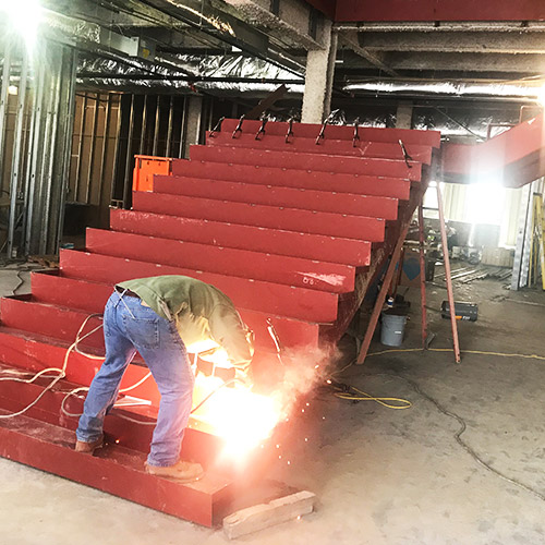 Steel Stair Installation